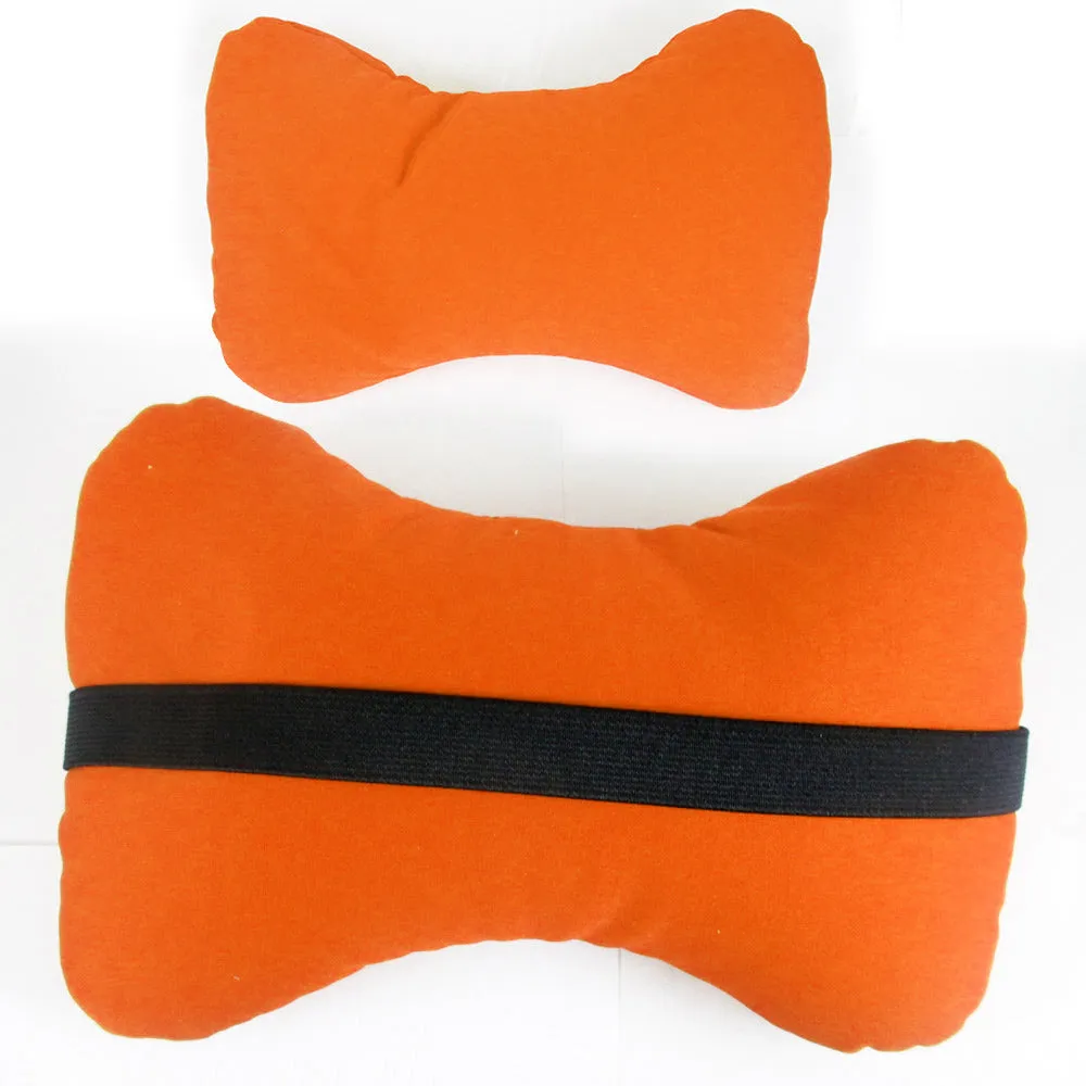 2PC Car Travel Auto Headrest Neck Seat Cushion Support Pillow Rest Sleep Comfort