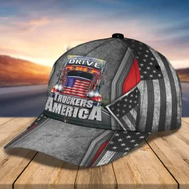 3D Classic Cap American Trucker Personalized Name Cap 07 Namashops