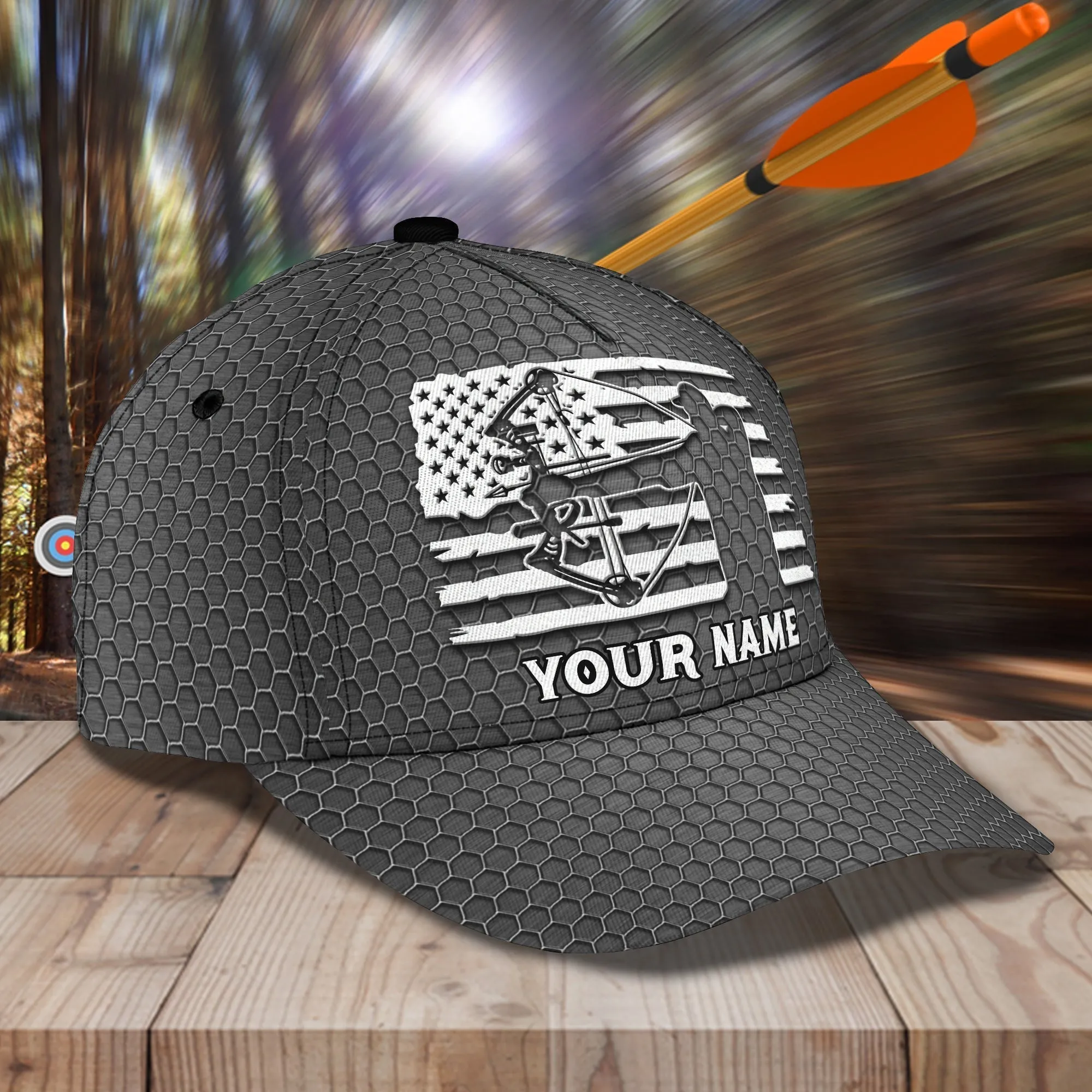 3D Classic Cap Archery F Personalized Name Cap 37 Namashops