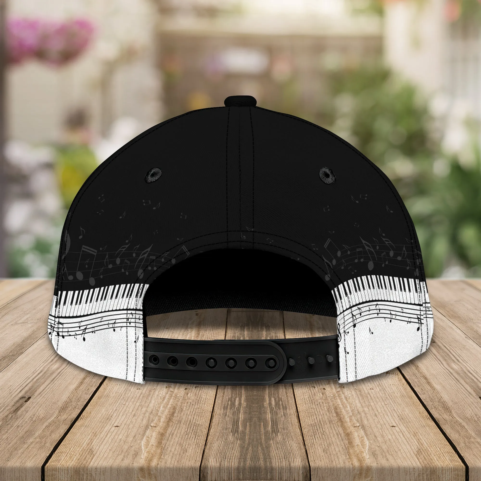 3D Classic Cap Beagle Piano Personalized Name Cap Namashops