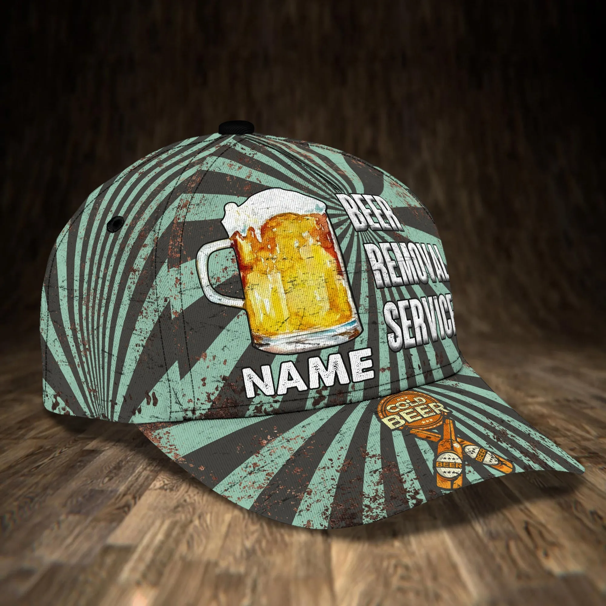 3D Classic Cap Beer Removal Servicepersonalized Name Cap nama266 Namashops