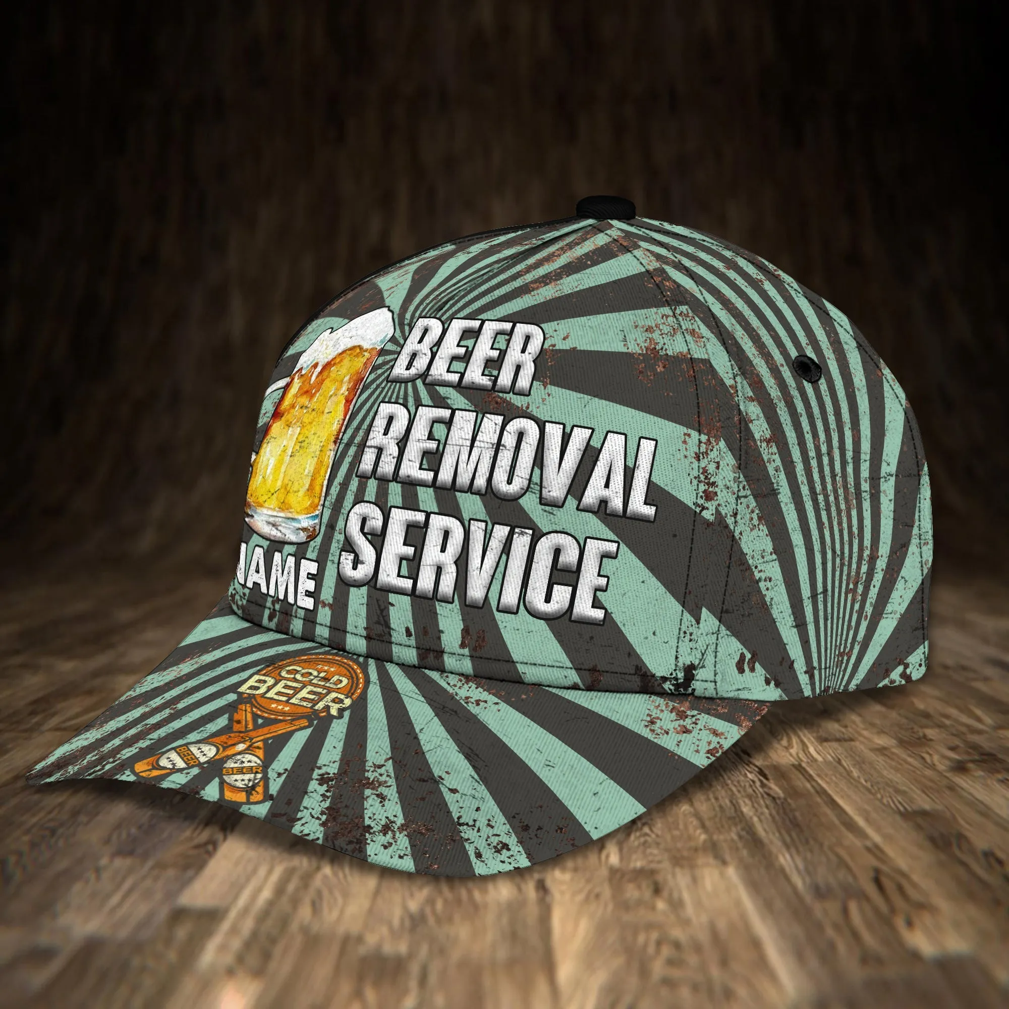 3D Classic Cap Beer Removal Servicepersonalized Name Cap nama266 Namashops