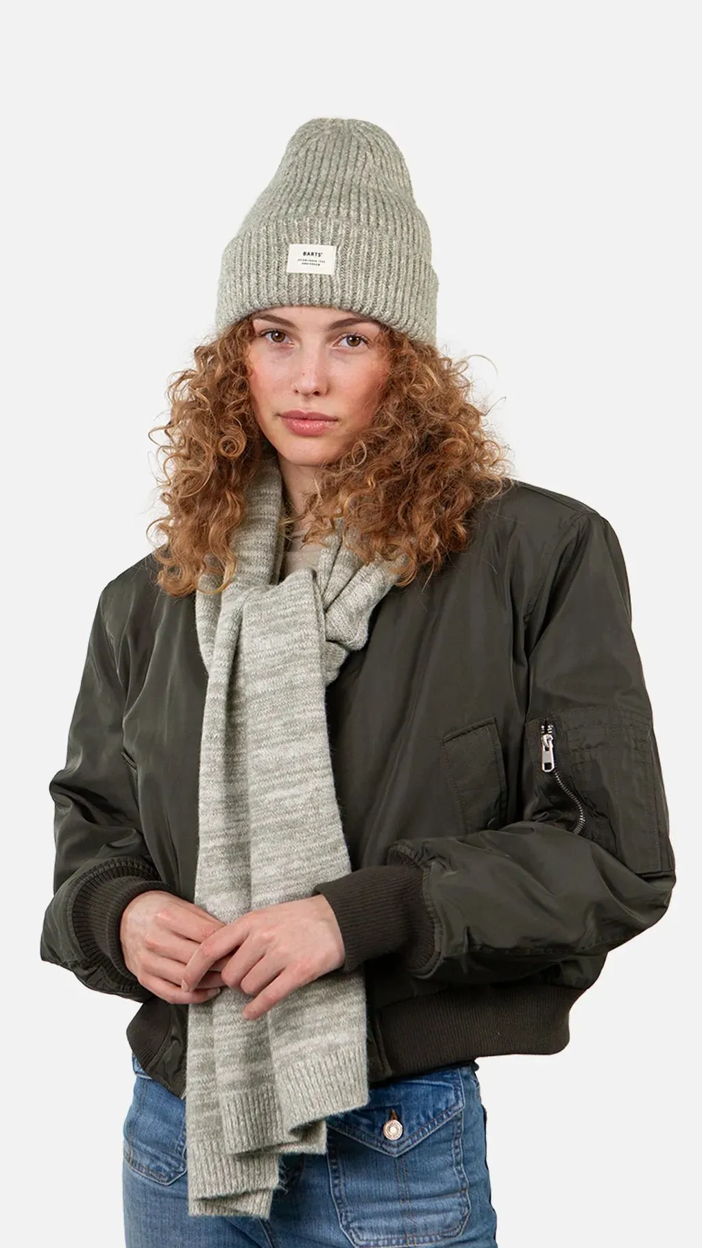 BARTS - Owlet Scarf Pale Army