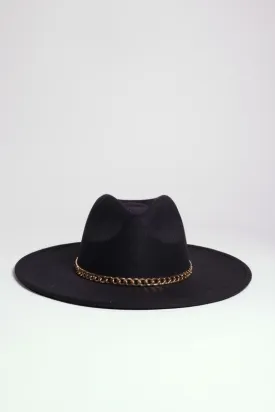 Chain Belt Fedora Hat