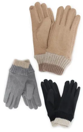EGL3573 KNIT SOFT CUFF GLOVES (12prs Pack)