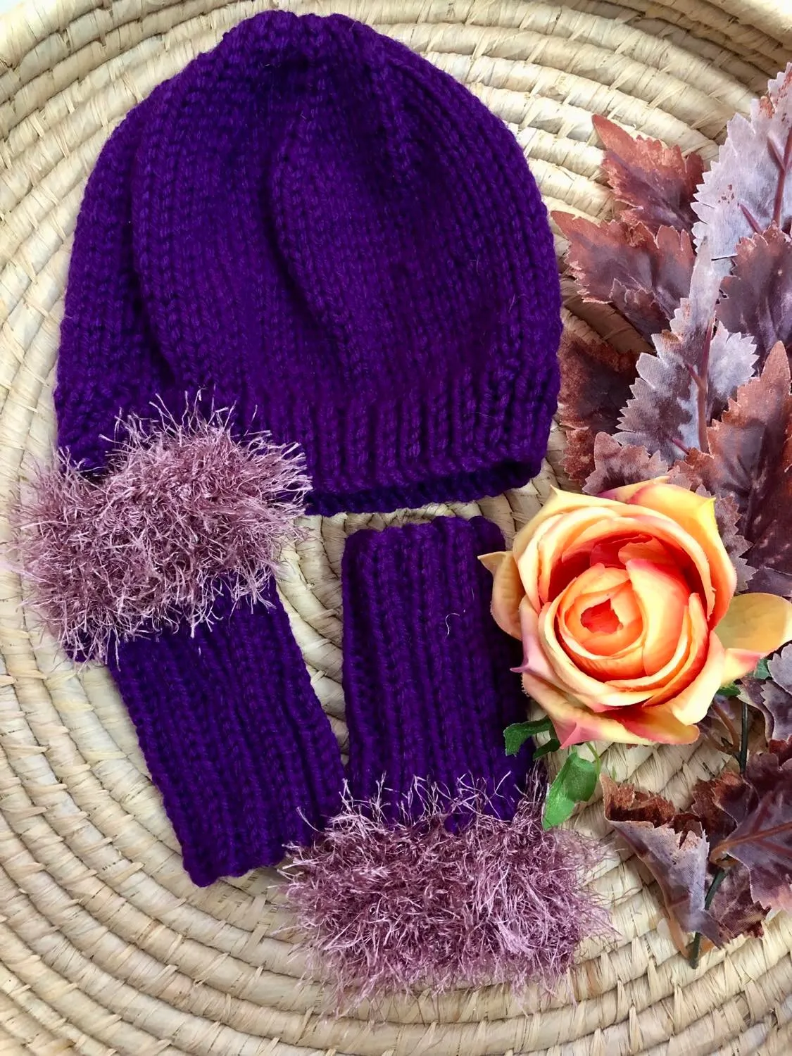 Fingerless Gloves Set