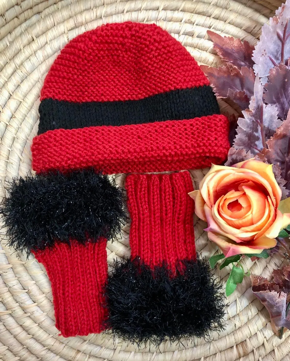 Fingerless Gloves Set