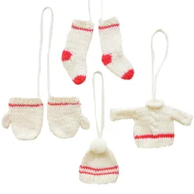 Holiday Ornaments, Little Knits Set