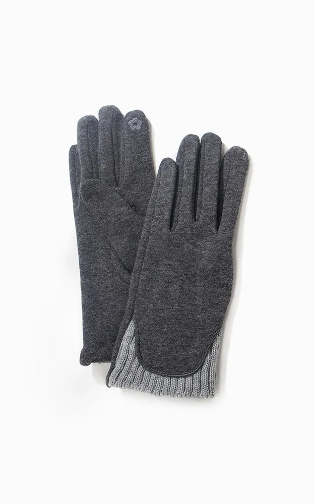 HW006 Knit Trim Gloves (6 Pairs Pack)
