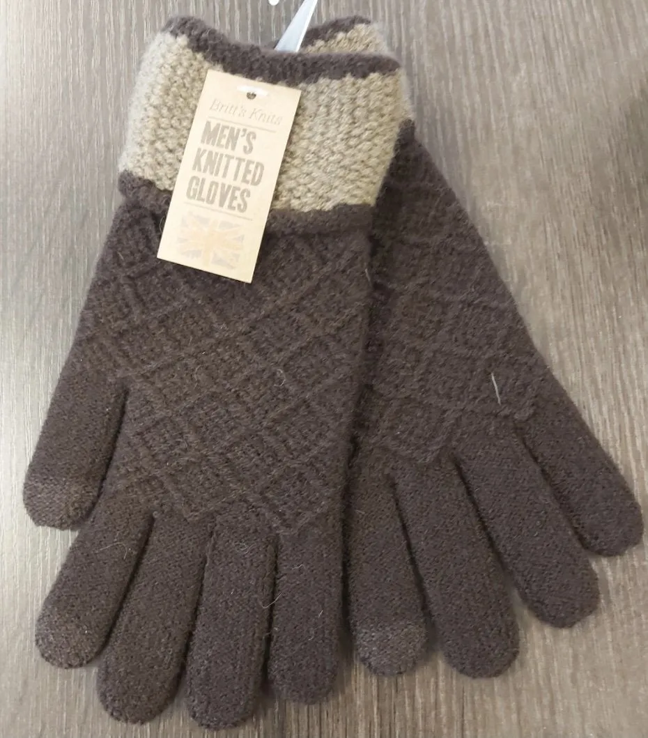 Men's Knit Gloves - Assorted