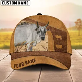 Mini Zebu Custom Name Cap, Cattle Hat, Farm Baseball Hat, Cap Hat For Farmer Farm Lover