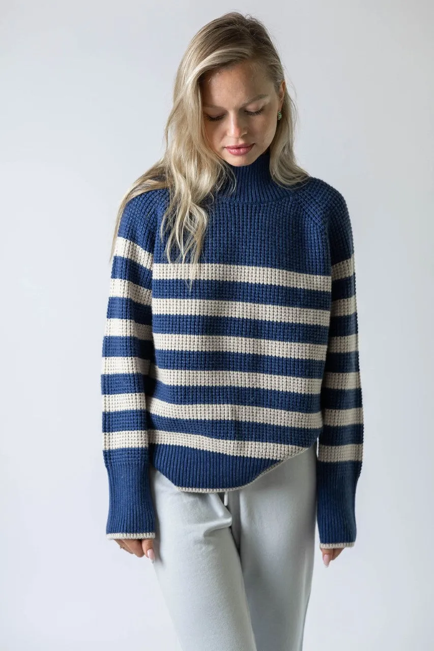 Striped Standneck Sweater
